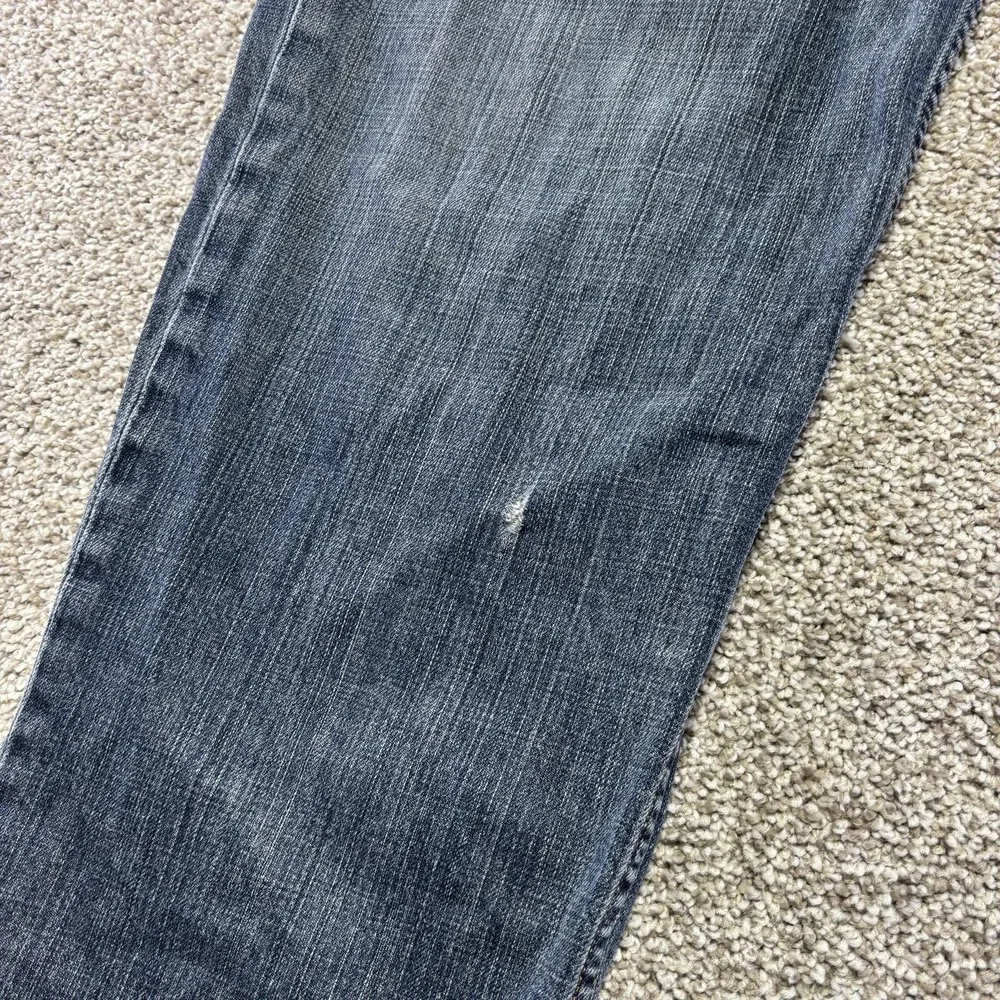 Levis 550‎ Jeans Mens 40x32 Blue Medium Wash Relaxed Straight Denim Distressed